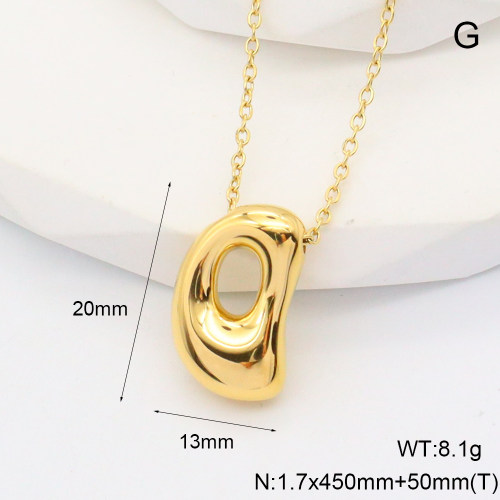 6N2004718abol-G034  Stainless Steel Necklace  nostock