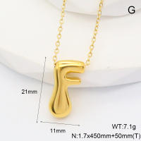 6N2004722abol-G034  Stainless Steel Necklace  nostock