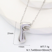 6N2004723bbmi-G034  Stainless Steel Necklace  nostock