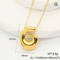 6N2004724abol-G034  Stainless Steel Necklace  nostock