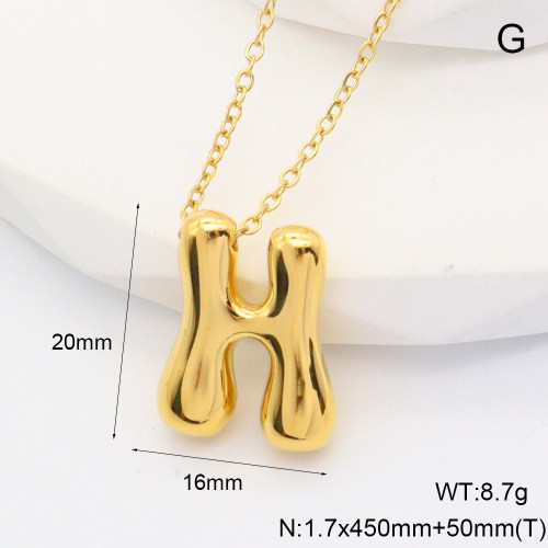 6N2004726abol-G034  Stainless Steel Necklace  nostock