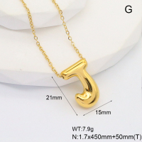 6N2004730abol-G034  Stainless Steel Necklace  nostock