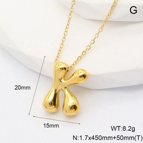 6N2004732abol-G034  Stainless Steel Necklace  nostock