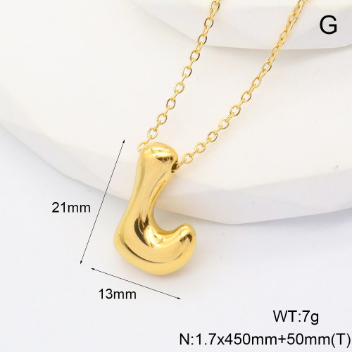 6N2004734abol-G034  Stainless Steel Necklace  nostock