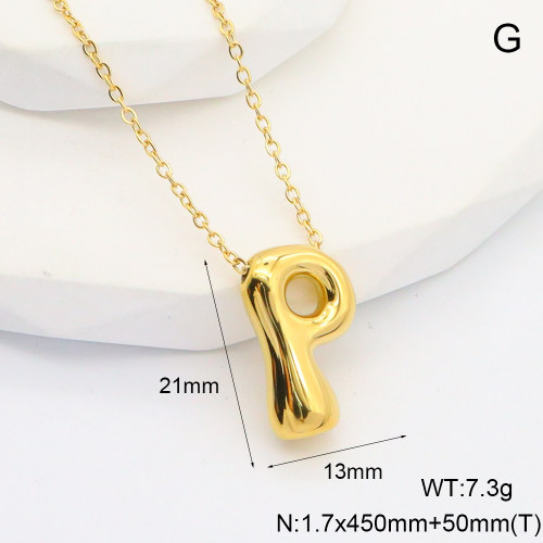 6N2004742abol-G034  Stainless Steel Necklace  nostock