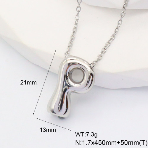 6N2004743bbmi-G034  Stainless Steel Necklace  nostock