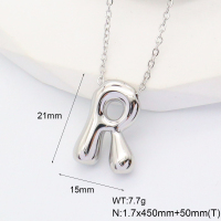 6N2004745bbmi-G034  Stainless Steel Necklace  nostock