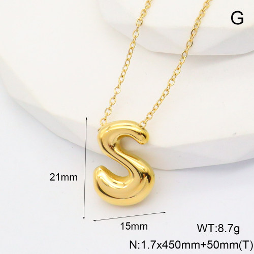 6N2004746abol-G034  Stainless Steel Necklace  nostock