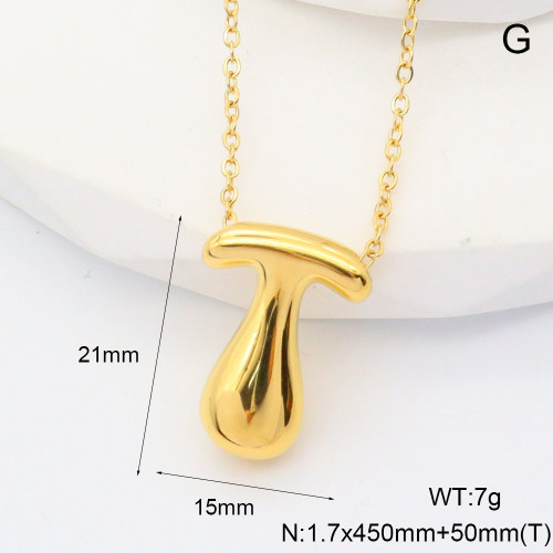 6N2004748abol-G034  Stainless Steel Necklace  nostock