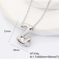 6N2004753bbmi-G034  Stainless Steel Necklace  nostock