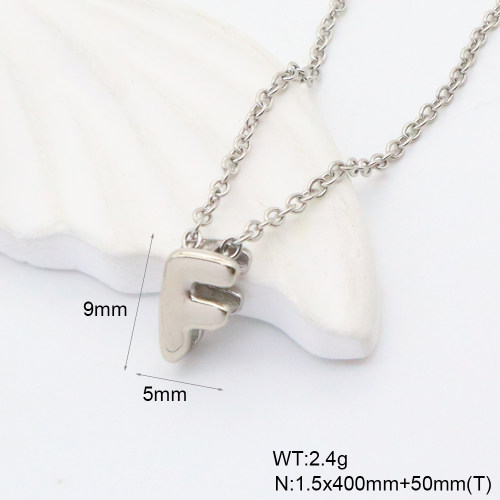 GEN001746vbmb-066  Handmade Polished  Stainless Steel Necklace  nostock