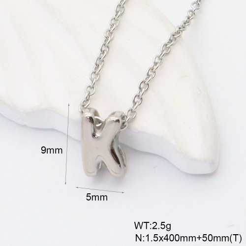 GEN001756vbmb-066  Handmade Polished  Stainless Steel Necklace  nostock