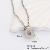 GEN001768vbmb-066  Handmade Polished  Stainless Steel Necklace  nostock