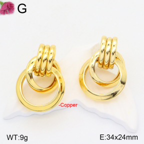 F2E201626vbll-J165  Fashion Copper Earrings