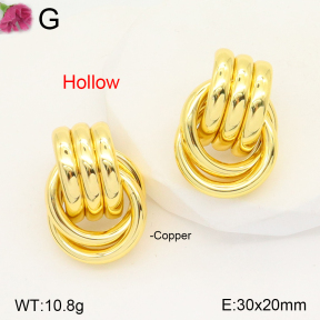 F2E201660vbll-J165  Fashion Copper Earrings