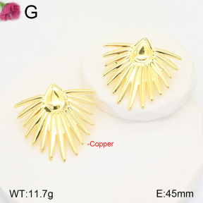 F2E201680vbll-J165  Fashion Copper Earrings