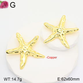 F2E201694bblo-J165  Fashion Copper Earrings