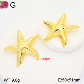 F2E201695bblo-J165  Fashion Copper Earrings