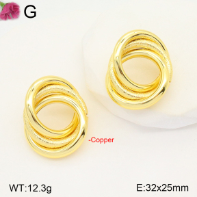 F2E201716vbmb-J165  Fashion Copper Earrings