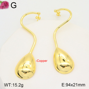 F2E201722vbmb-J165  Fashion Copper Earrings