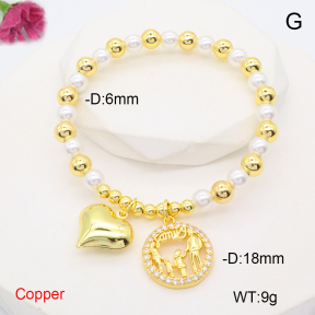 F6B301047vbnb-L017  Fashion Copper Bracelet