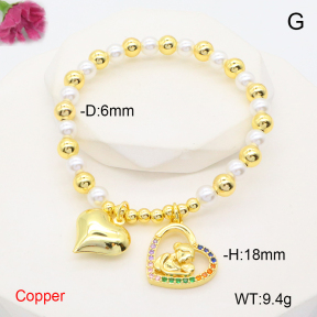 F6B301048vbnb-L017  Fashion Copper Bracelet