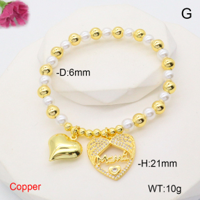 F6B301055vbnb-L017  Fashion Copper Bracelet