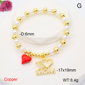 F6B301072vbnb-L017  Fashion Copper Bracelet