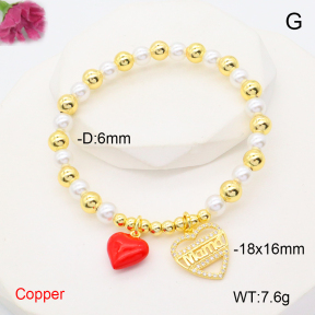 F6B301077vbnb-L017  Fashion Copper Bracelet