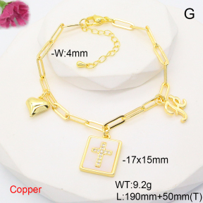 F6B301085bbov-L017  Fashion Copper Bracelet