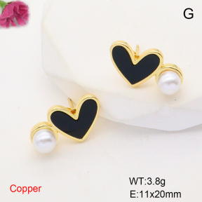 F6E301903vbmb-L017  Fashion Copper Earrings