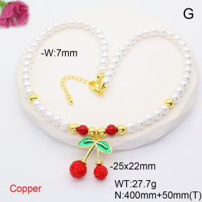 F6N301198ahjb-L017  Fashion Copper Necklace