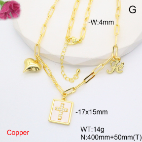 F6N407909ahjb-L017  Fashion Copper Necklace