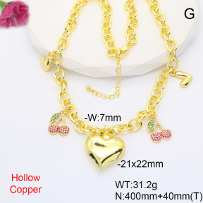 F6N407910vhmv-L017  Fashion Copper Necklace