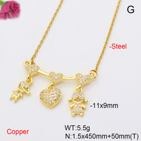 F6N407916vbmb-L017  Fashion Copper Necklace