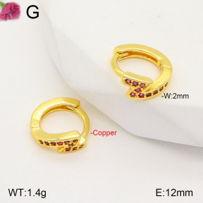 F2E401739vbpb-J147  Fashion Copper Earrings