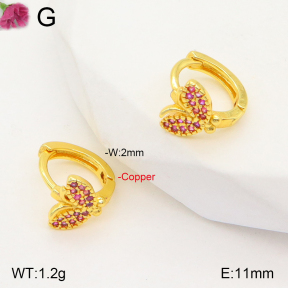 F2E401749vbpb-J147  Fashion Copper Earrings