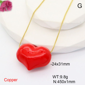 F6N301201vbnb-L017  Fashion Copper Necklace