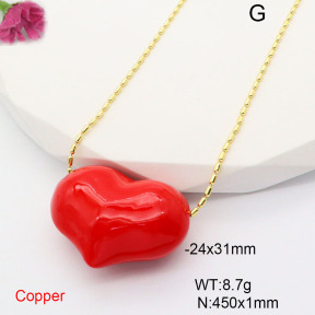 F6N301210vbnb-L017  Fashion Copper Necklace