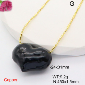 F6N301211vbnb-L017  Fashion Copper Necklace