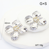 GEE002376ahjb-066  Handmade Polished  Stainless Steel Earrings  nostock