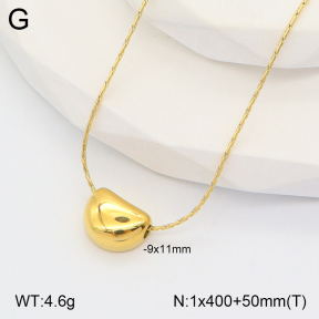 2N2005004bbov-263  Stainless Steel Necklace  PVD 14k