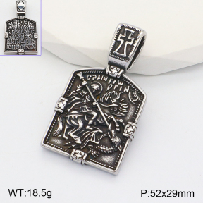 2P2003495bbov-260  Stainless Steel Pendant