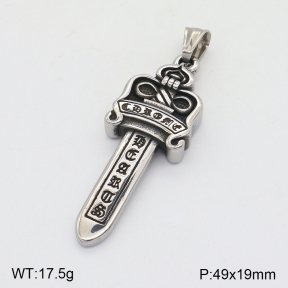 2P2003503bbov-260  Stainless Steel Pendant