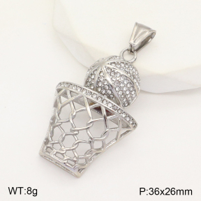 2P4000955bhia-436  Stainless Steel Pendant