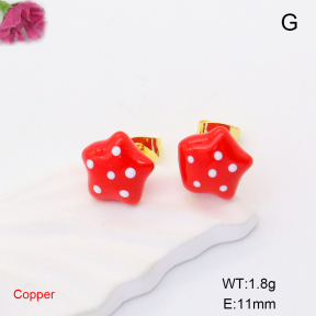 F6E301906ablb-L017  Fashion Copper Earrings