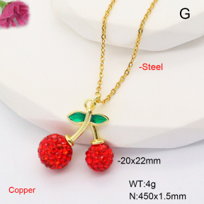 F6N407935aajl-L017  Fashion Copper Necklace