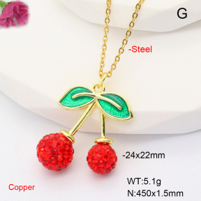 F6N407937aajl-L017  Fashion Copper Necklace