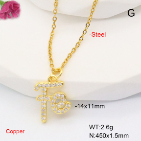 F6N407939vail-L017  Fashion Copper Necklace