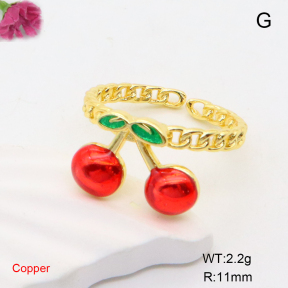 F6R300407baka-L017  Fashion Copper Ring